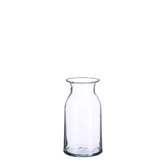 Mica Vase Eveline transparent, 18 x 9,5 cm