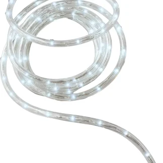Kaemingk Micro LED Seilbeleuchtung transparent kaltweiß 50 Lichter 500 cm