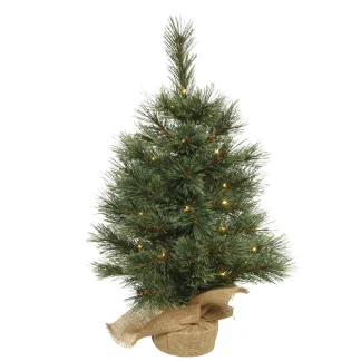 Kaemingk künstlicher Tannenbaum Cashmere beleuchtet 30 Lichter warmweiß