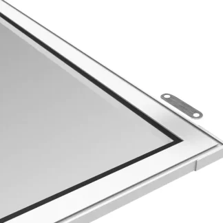 TrendLine Fliegenschutz-Tür 100 x 210 cm schwarz/weiß kürzbar