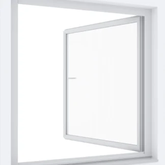 TrendLine Fliegenschutz-Fenster 100 x 120 cm weiß/weiß kürzbar