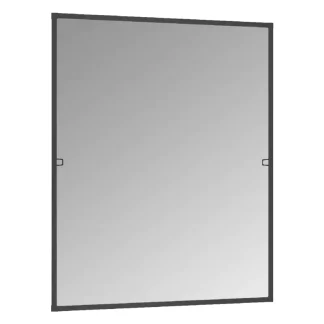 TrendLine Fliegenschutz-Fenster 100 x 120 cm anthrazit/anthrazit kürzbar