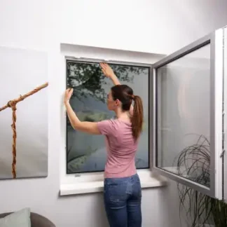 Primaster Fliegengitter 130 x 150 cm anthrazit/anthrazit kürzbar