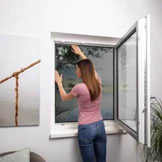 Primaster Fliegengitter 150 x 180 cm anthrazit/anthrazit kürzbar