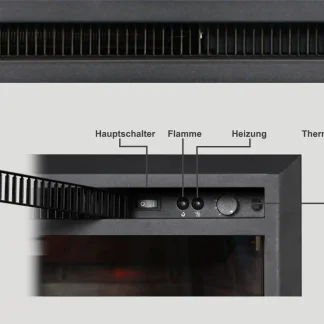 Richen Elektrokamin Calida 33" - Elektrischer Einbaukamin 2000 W