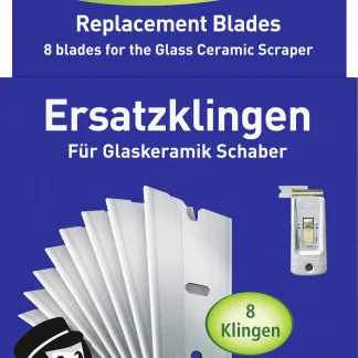 Poliboy Ersatzklingen für Glaskeramikschaber, 8 Stück