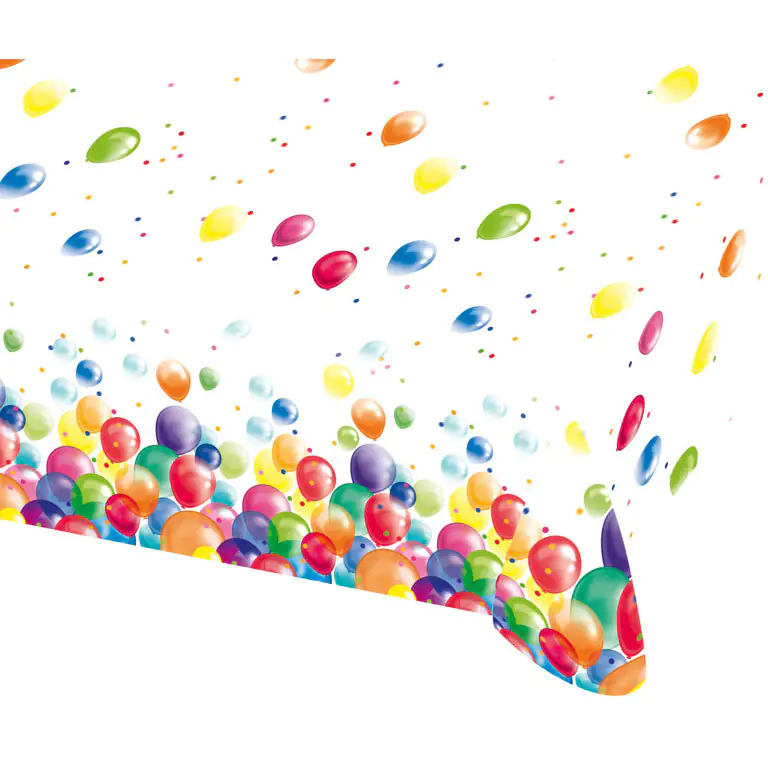 Plastik-Tischdecke Ballons 120 x 180 cm