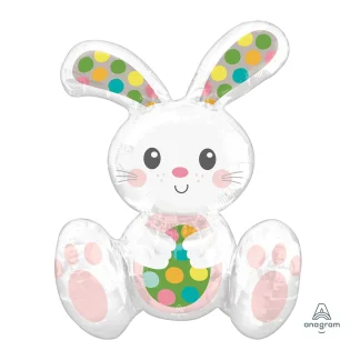 Folienballon Sitting Easter Bunny