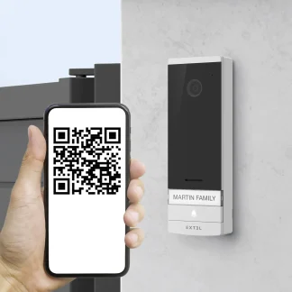 Extel Video-Türsprechanlage Connect 2 kabelgebunden, WLAN, 7 Zoll Monitor