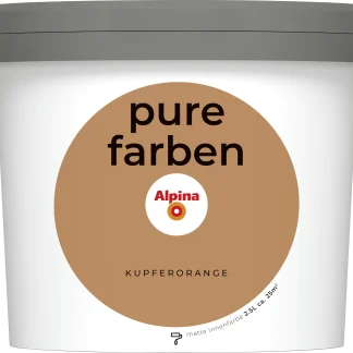 Alpina  Pure Farben Kupferorange 2,5 Liter