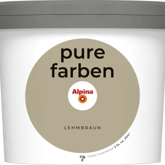 Alpina  Pure Farben Lehmbraun 2,5 Liter