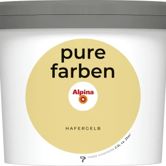 Alpina  Pure Farben Hafergelb 2,5 Liter