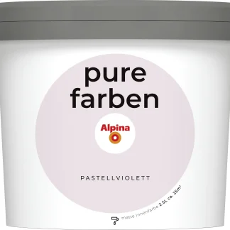 Alpina  Pure Farben Pastellviolett 2,5 Liter