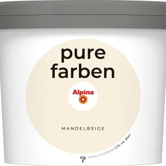 Alpina  Pure Farben Mandelbeige 2,5 Liter