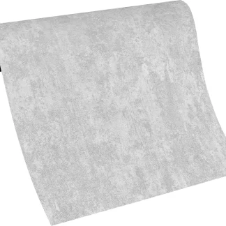 Erismann Vliestapete 10273-31 Casual Chic, Uni hellgrau, 10,05 x 0,53 m
