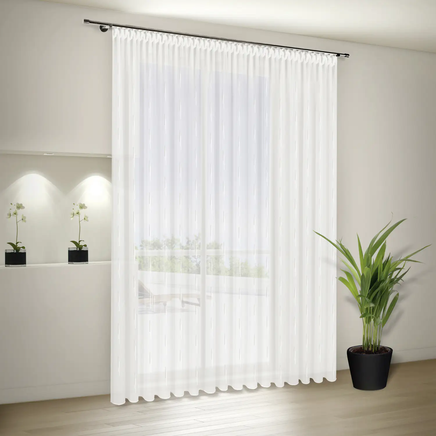 Store Vera beige, 300 x 245 cm