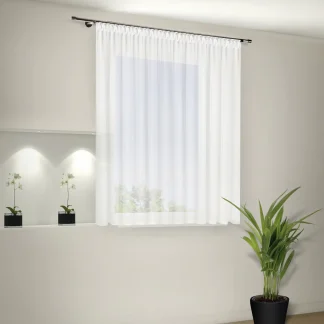 Store Laura weiß, 300 x 175 cm