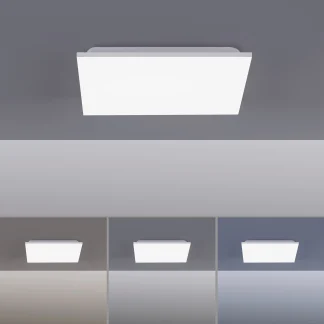 Leuchten Direkt LED Deckenleuchte Eleonora weiß 44,5 x 44,5 cm 32W