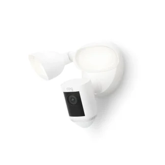 Ring Floodlight Cam Pro weiß mit HDR-Video, WLAN, festverdrahtet