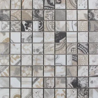 Mosaikfliese Ghirigori 31 x 31 cm beige-weiß Steinmaß: ca. 3,3 x 3,3 cm