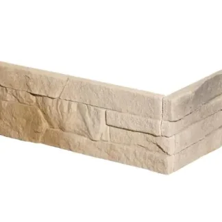 Verblender Ecke Oviedo weiß-beige