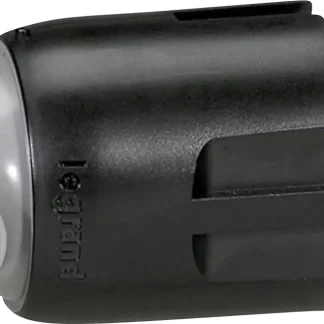 LEGRAND Schutzkontakt-Stecker Knickschutz drehbar schwarz