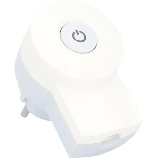 LEGRAND Schutzkontakt-Stecker Schalter beleuchtet weiß