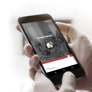 THOMSON WLAN-Kameraleuchte RHEITA 100 integrierte Beleuchtung