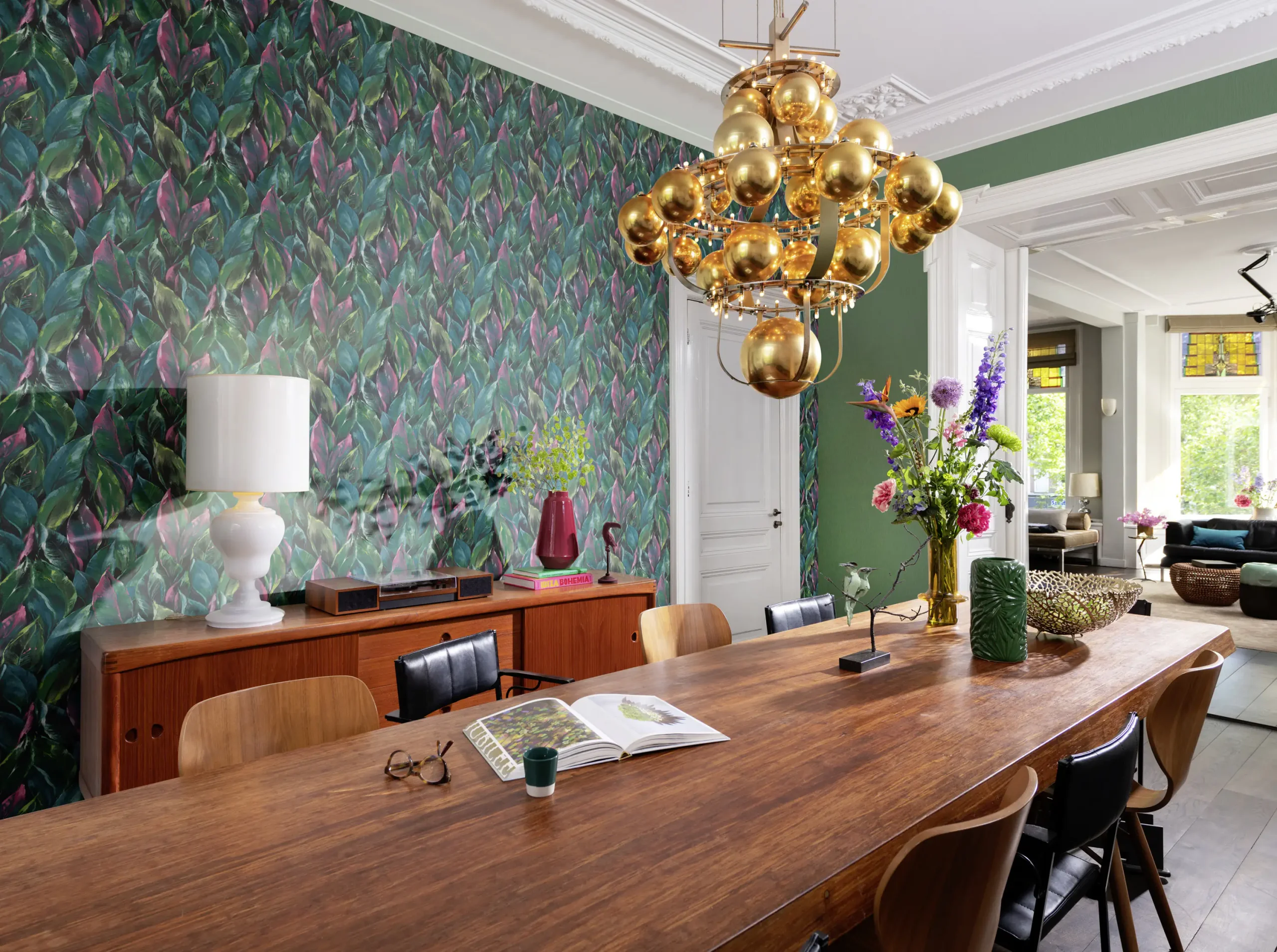 Rasch Vliestapete 537352 Grün-Petrol Muster & Motive 10,05 m x 0,53 m