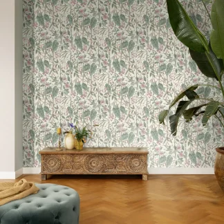 Rasch Vliestapete 538212 Weiß-Cremeweiß Muster & Motive 10,05 m x 0,53 m