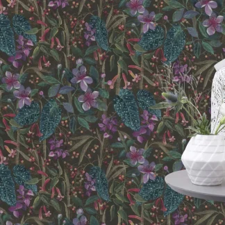 Rasch Vliestapete 538236 Schwarz-Offblack Muster & Motive 10,05 m x 0,53 m