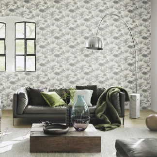 Rasch Vliestapete 555134 Schwarz-Anthrazit Muster & Motive 10,05 m x 0,53 m