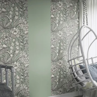 Rasch Vliestapete 555356 Grün-Grüngrau Muster & Motive 10,05 m x 0,53 m