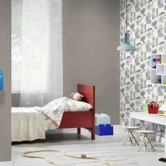 Rasch Vliestapete 555875 Grau-Dunkelgrau Uni 10,05 m x 0,53 m