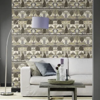 Rasch Vliestapete 746198 Schwarz-Anthrazit Uni 10,05 m x 0,53 m