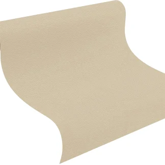 Rasch Vliestapete 752694 African Queen III, Lederstruktur beige, 10,05 x 0,53 m
