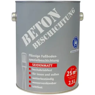 Betonbeschichtung 2,5 L silbergrau seidenmatt