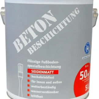 Betonbeschichtung 5 L silbergrau seidenmatt