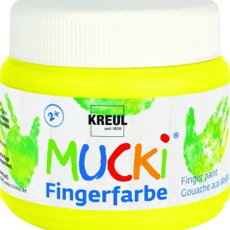 Kreul Mucki Fingerfarbe gelb 150 ml