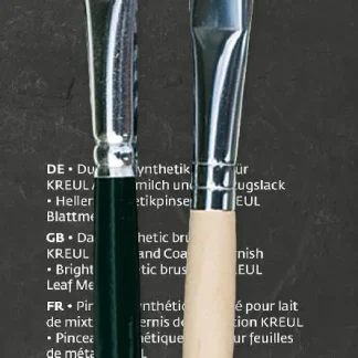 Kreul Pinsel für Vergolden mit Blattmetall 2er Set