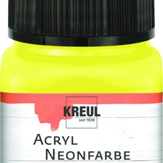 Kreul Acryl Neonfarbe neongelb 20 ml
