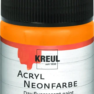 Kreul Acryl Neonfarbe neonorange 50 ml