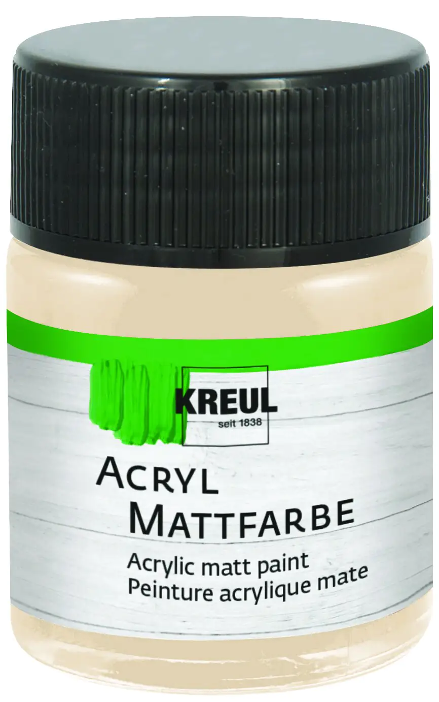 Kreul Acryl Mattfarbe champagner 50 ml