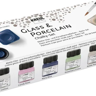 Kreul Glass & Porcelain Chalky 6er Set je 20 ml
