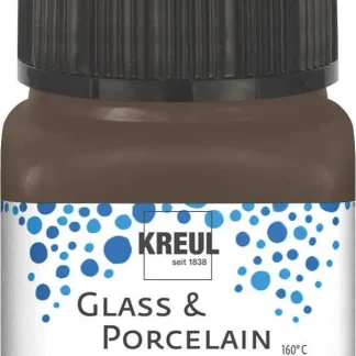 Kreul Glass & Porcelain Clear espressobraun 20 ml