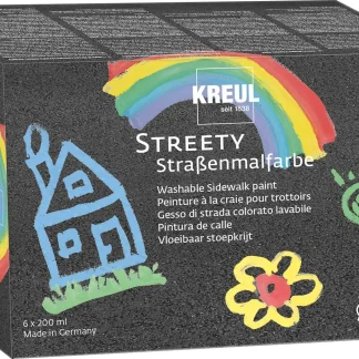 Kreul Streety Straßenmalfarbe 6er Set 200 ml