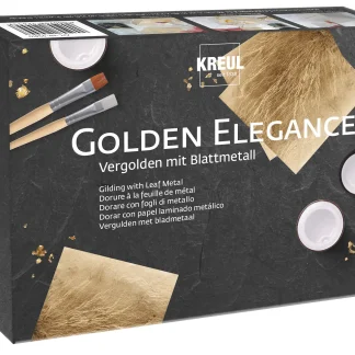 Kreul Golden Elegance Set Vergolden mit Blattmetall