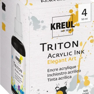 Kreul Triton Acrylic Ink 50 ml 4er Set Elegant Art