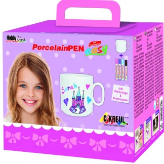 Kreul Porzellanmaler-Set Tassen Mädchen PorcelainPen easy