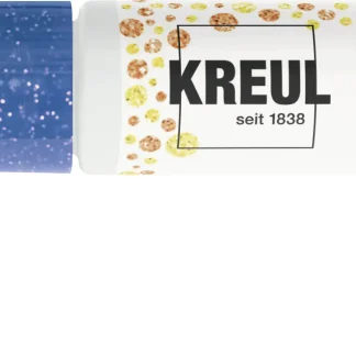 Kreul Glass & Porcelain Pen Glitter blau, 1-3 mm